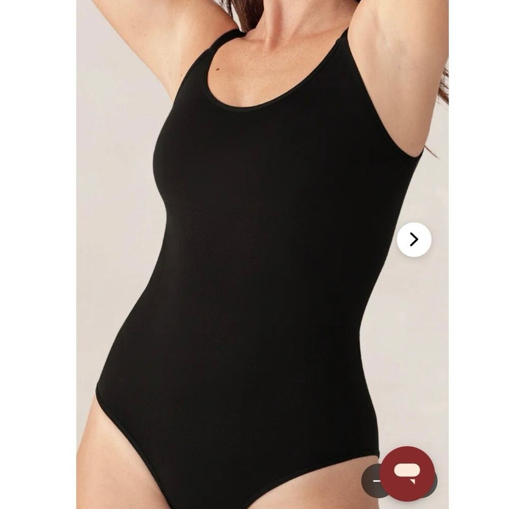 Shapermint Essentials Black XXL All Day Every Day Scoop Neck Bodysuit 95001
